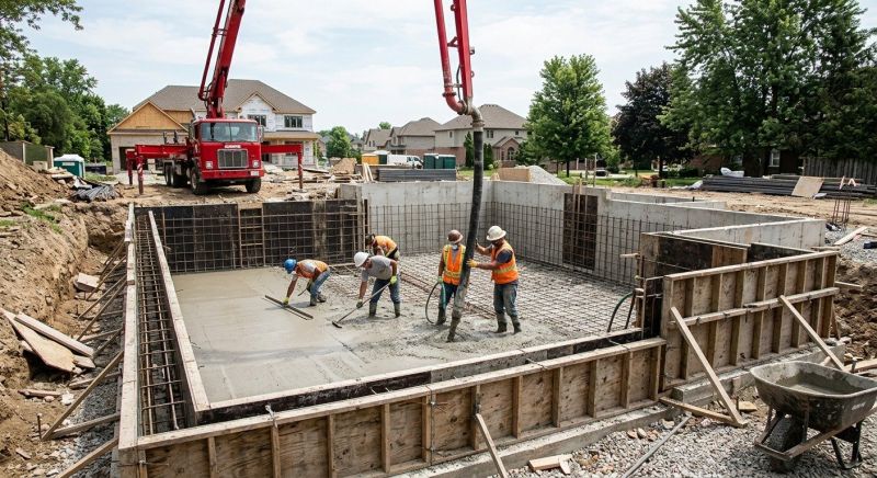 Basement Concrete Installation in Hendersonville, TN