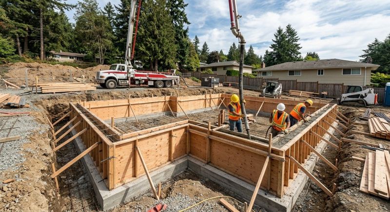 Cement Foundation Installation in Hendersonville, TN