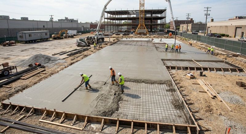 Commercial Slab Construction in Hermitage, TN