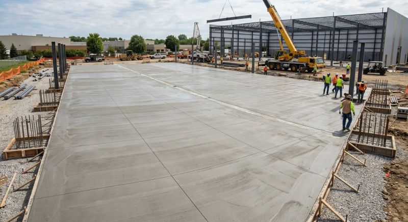 Commercial Slab Construction in Smyrna, TN