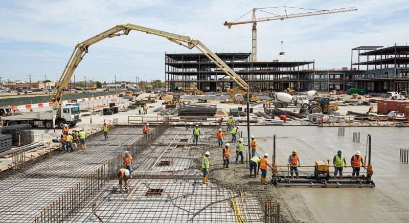 Commercial Slab Construction in Sumner County, TN