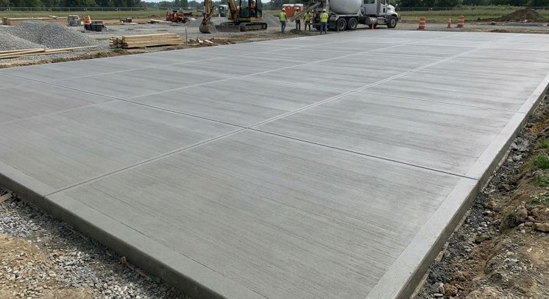 Commercial Slab Installation in Bethpage, TN