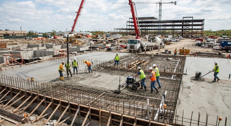 Commercial Slab Installation in Sumner County, TN