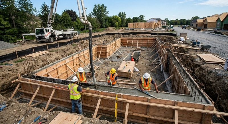 Concrete Foundation Installation in Joelton, TN