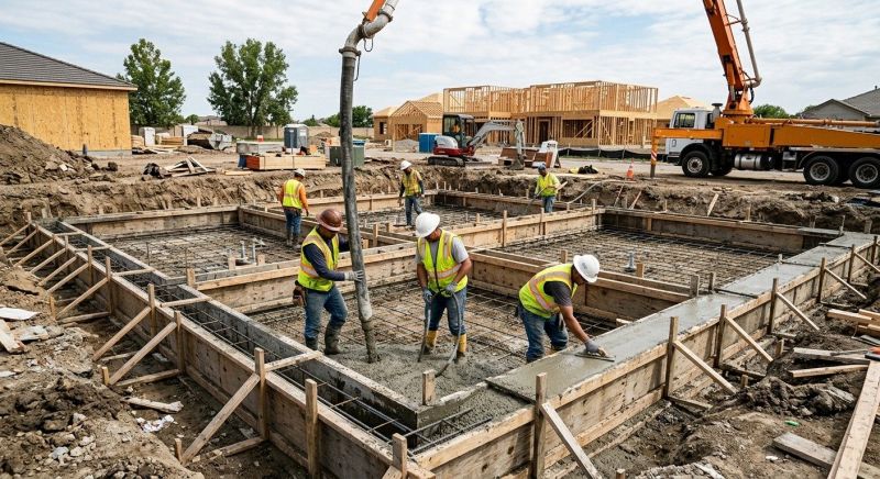 Concrete Foundation Installation in Madison, TN