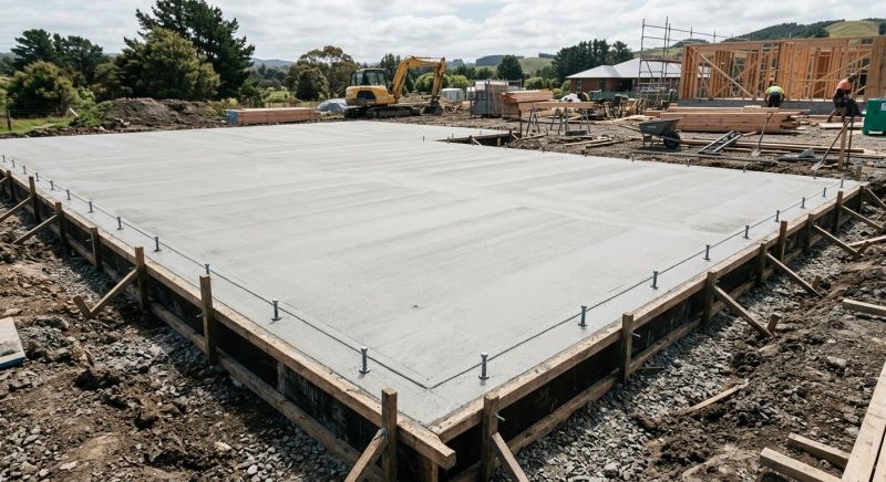 Foundation Slab Construction in Hendersonville, TN