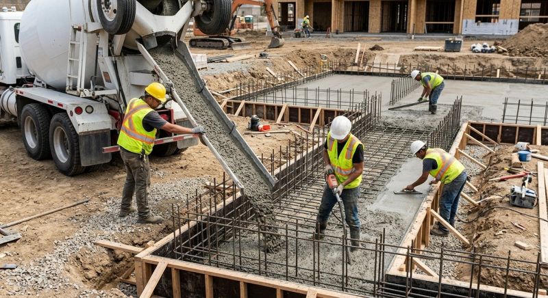 Foundation Wall Pouring in Old Hickory, TN