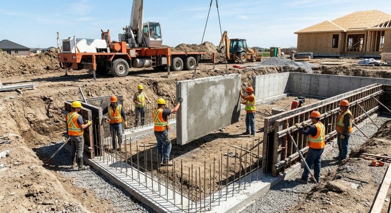 Foundation Wall Pouring in Springfield, TN