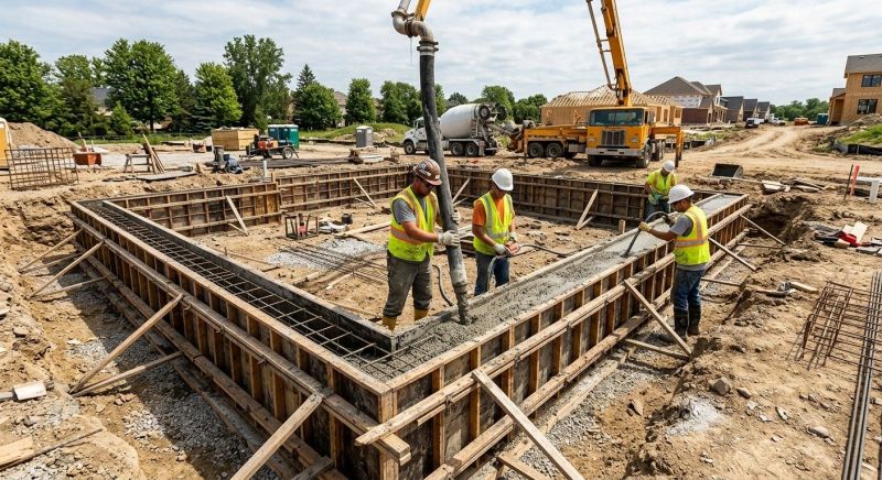 Foundation Wall Pouring in Springfield, TN