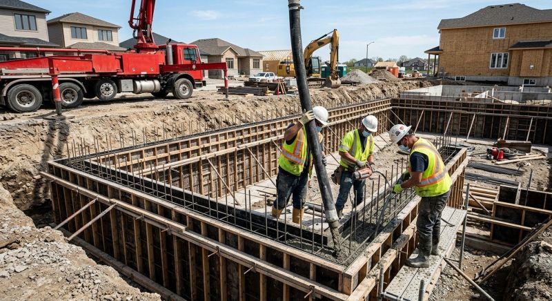 Foundation Wall Pouring in Sumner County, TN